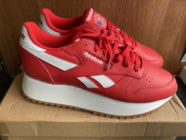 Size UK 6.5 - Reebok Classic Leather Double Red for sale online | eBay Size UK 6.5 - Reebok Classic Leather Double Red for sale online | eBay