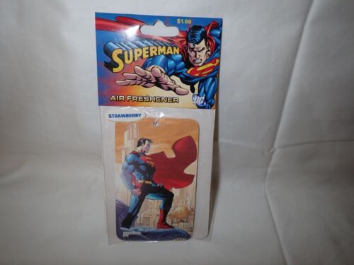 Vintage Car Air Fresheners Superman DC Comics Vanilla Scent Sealed Lot 3 each - Picture 2 of 11