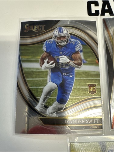 D'andre Swift Rookie Lot Select Mosaic 2020 5 Cards Premier Club Chronicles NFL - Picture 2 of 7