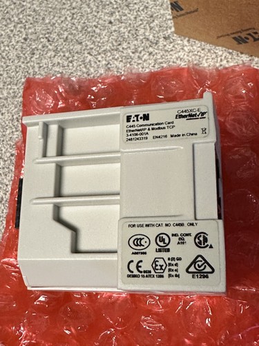 NEW EATON C445XC-E C445 COMMUNICATION CARD ETHERNET/ IP MODBUS TCP 2-PORT - Picture 2 of 5