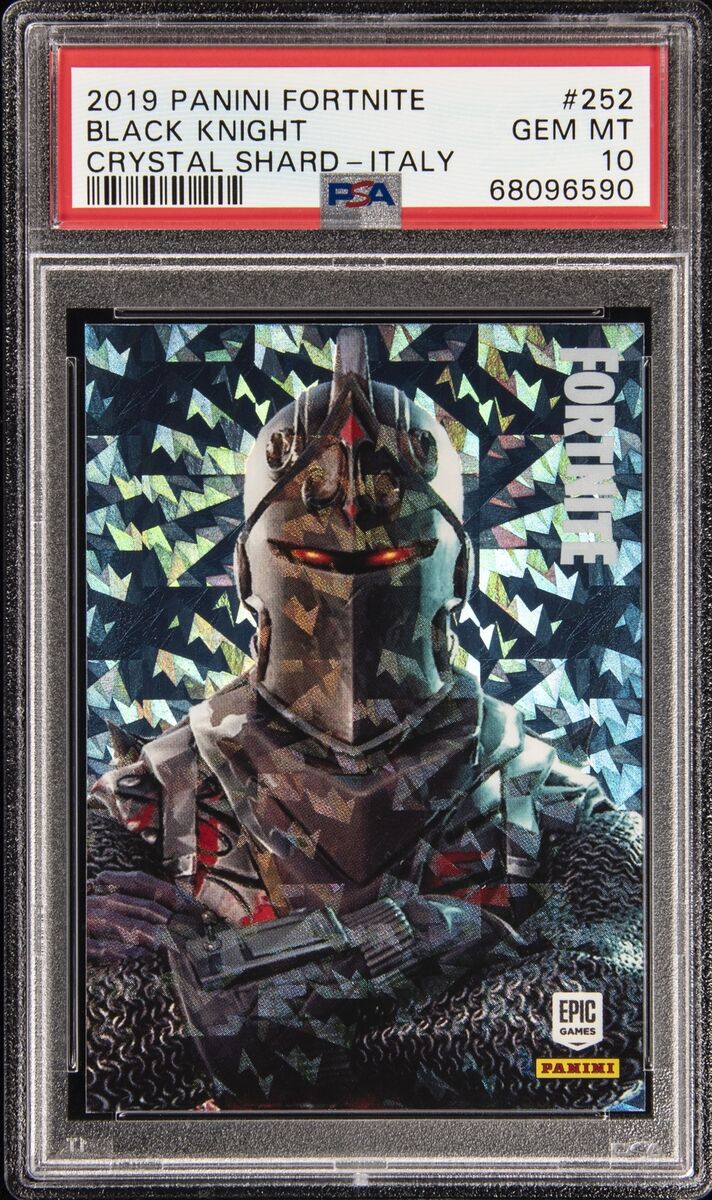 2019 PANINI FORTNITE CRYSTAL SHARD-ITALY #252 BLACK KNIGHT 2019 PANINI FORTNITE CRYSTAL SHARD-ITALY #252 BLACK KNIGHT
