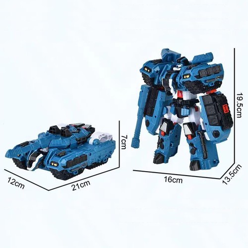 Tobot V GD Tank Man Transforming Robot Vehicle Toy 7in Boy children Toys Gifts - Picture 7 of 14