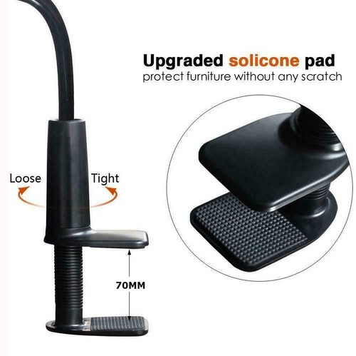 360°Rotating Tablet Stand Holder Lazy Bed Desk Mount For iPad Air iPhone Samsung - Picture 5 of 12