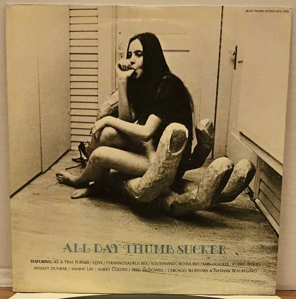 Tina Turner/Albert Collins/etc All Day Thumb Sucker Vinyl LP Blue Thumb Sampler - Image 2 of 4