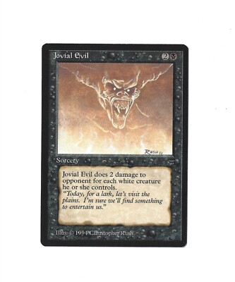 マジック：ザ・ギャザリング MTG Legends Jovial Evil Jovial Evil | Legends | Card Kingdom