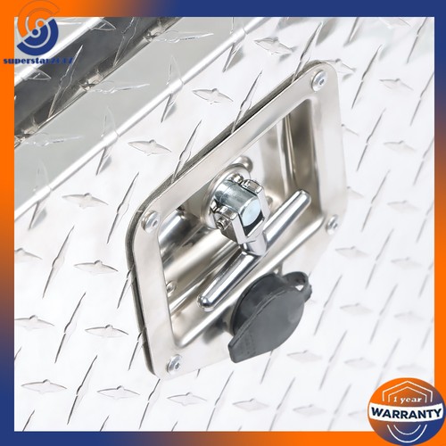 Silver 18X17X18 Aluminum Under body Bed Trailer RV Truck Storage Tool Box - Bild 13 von 14