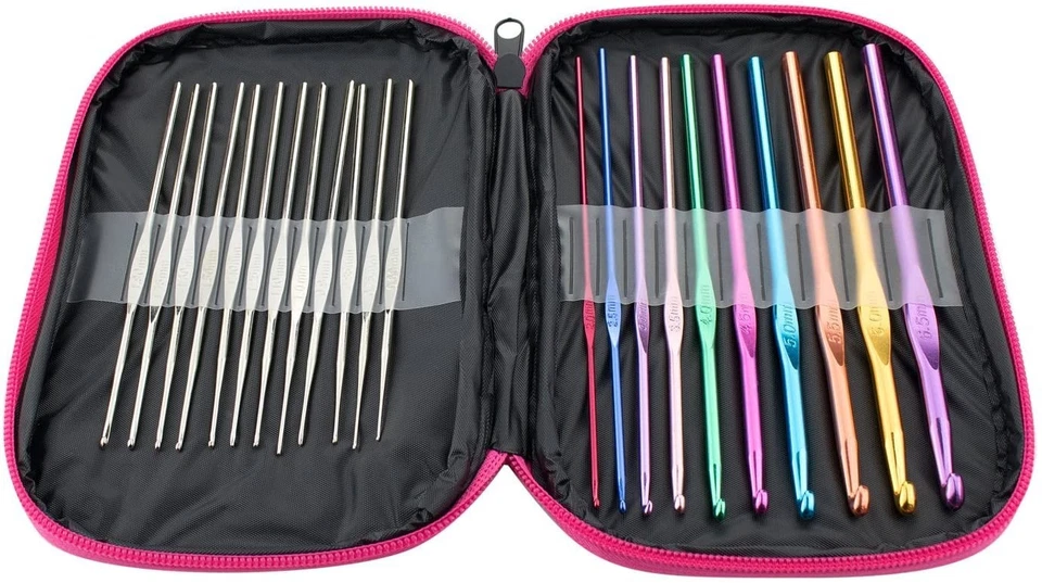 LIHAO 74-Piece Crochet Hook and Loop Set with Knitting Needles, Lace Needles, St - Image 3 of 4