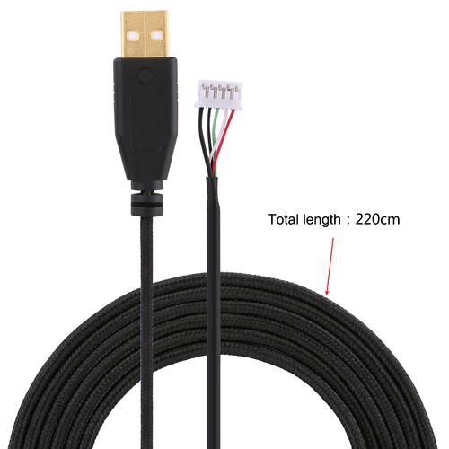 USB Mouse Cable/Wire/Line Replacement For Naga 2014 Line 14 NEW - Afbeelding 4 van 7