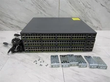 Lot of 3 Cisco Catalyst 2960-X Gigabit Ethernet Switch WS-C2960X-48LPS-L