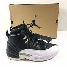 Nike Air Jordan Retro 12 Playoffs CT8013-006 Black White Men  s Size 10.5