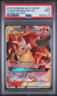 2019 POKEMON SUN & MOON COSMIC ECLIPSE #22 CHARIZARD & BRAIXEN GX PSA 9