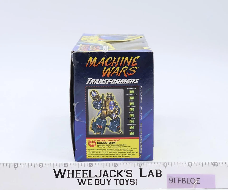 Sandstorm 1996 Hasbro Machine Wars con caja e inserto COMPLETO Transformers Takara Foto 3 de 4