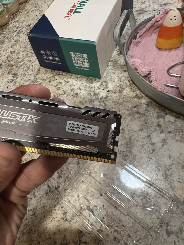 Ballistix 8GB DDR4 3000MHz Desktop DIMM RAM  Untested - Image 2 of 4