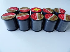 EXCELL THREAD LOT  (10 SPOOLS) STEEL BLUE THREAD, NOS