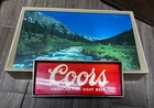 Vintage 1960’s Coors Beer Lighted Motion River Sign