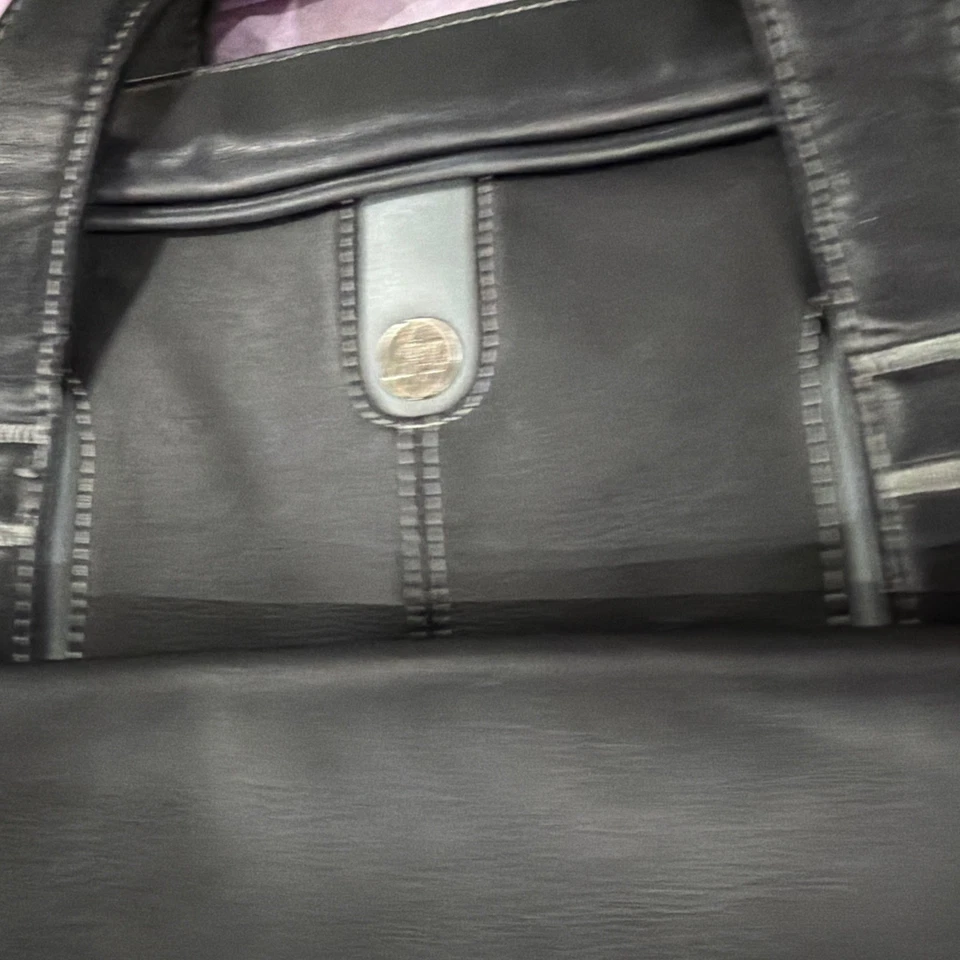 Estuche Ejecutivo de Cuero para Portátil HP Maletín 17" Bolso Mensajero Negro Foto 2 de 4