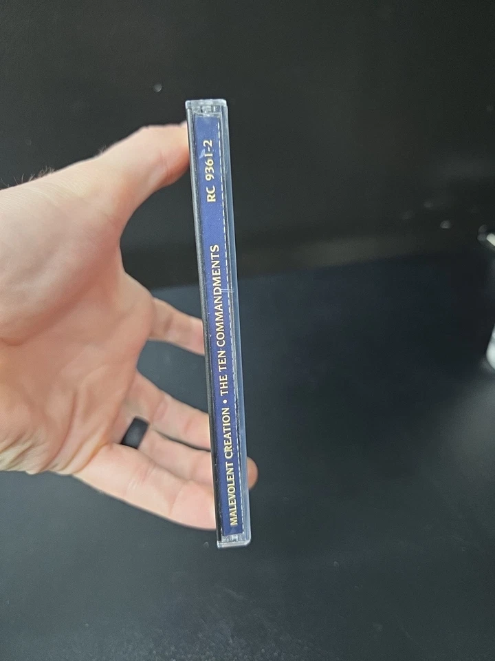 Malevolent Creation The Ten Commandments Cd 1990s Early EU Press OFFICIAL R/C EX Foto 3 de 4