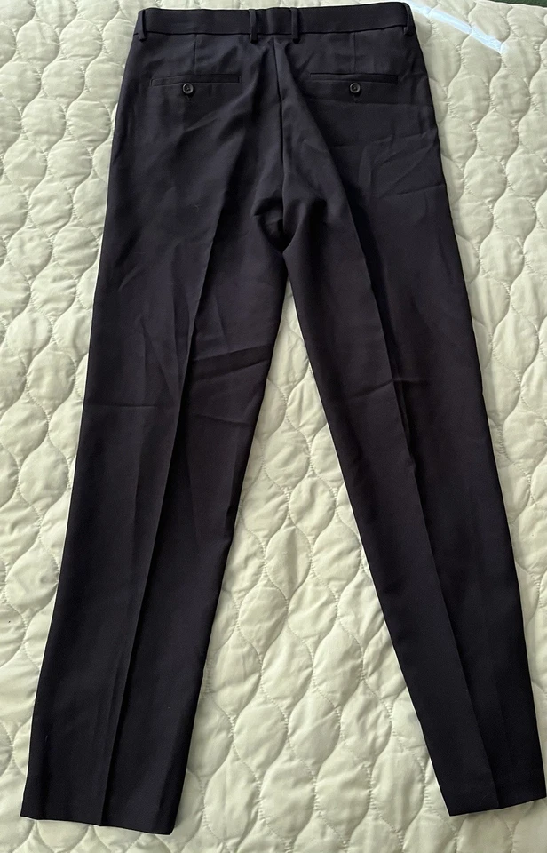 Men’s Navy Louis Raphael Slim Fit Dress Pants  32 X 32 ￼ - Image 2 of 4