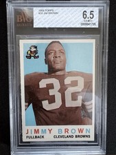 1959 Topps - Jim Brown #10 H0F 6.5 EX MT+