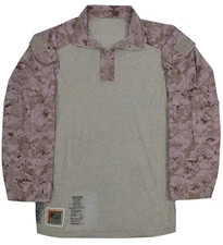 DAMAGED Medium Reg Marine Corps Desert MARPAT FROG Combat Ensemble Shirt USMC
