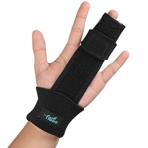 Trigger Finger Splint, Adjustable Two Finger Splint Full Hand and Wrist Brace - Picture 2 of 7