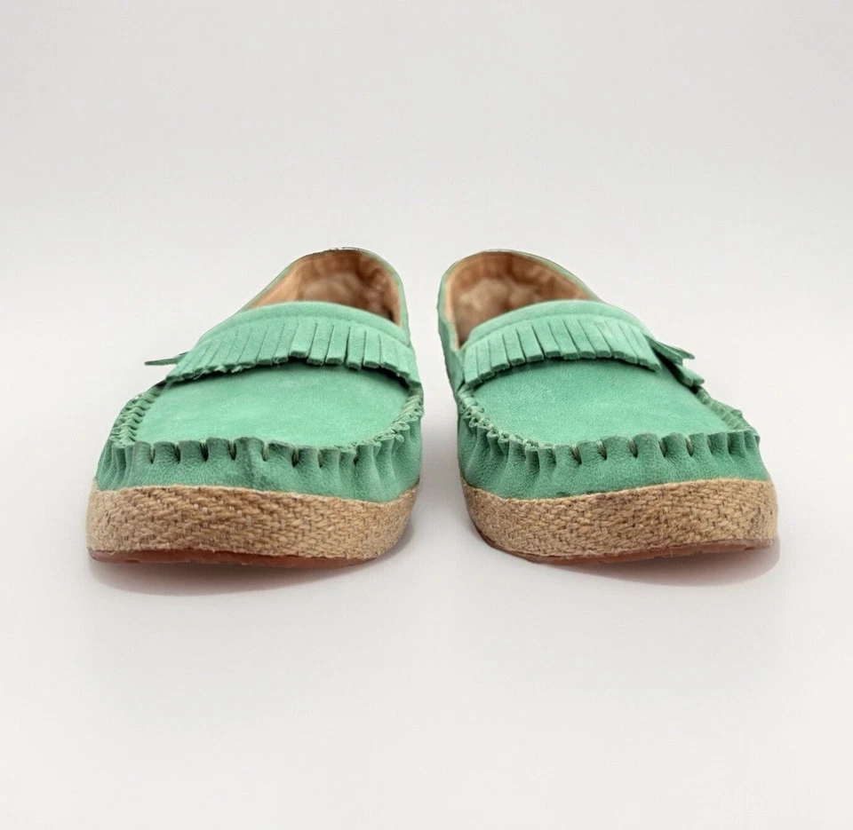 Zapatos cómodos sin cordones de gamuza verde azulado 9 mocasines para mujer Ugg Marrah Foto 2 de 4