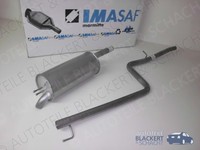 Imasaf Auspuffset für Fiat Doblo + Cargo 1.9 JTD 2001- | Kat-Rep-Rohr + Endtopf