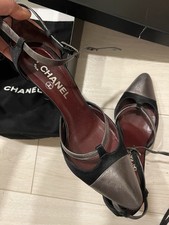 CHANEL Slingback Heel Size 38