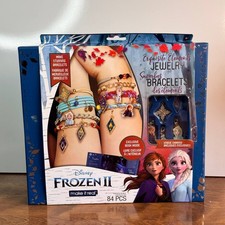 Disney Frozen II Make it Real Exquisite Elements Jewelry Bracelets 84 Piece Kit