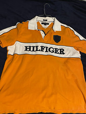 Vintage 90s/Y2K-era Tommy Hilfiger Custom Fit Rugby Polo Shirt.