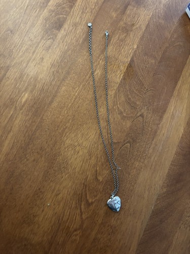 Heart Pendant Necklace, 18 Inches 925 Sterling Silver, Gucci Blind For Love - Picture 3 of 7