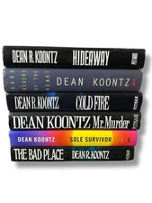 Dean Koontz Lot 1st Edition HC Novels Books Mr Murder Cold Fire Hideaway Etc
