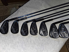 Wilson Staff C300 Forged Black Iron Set 6 Clubs RH Reg Steel Shafts 4-PW