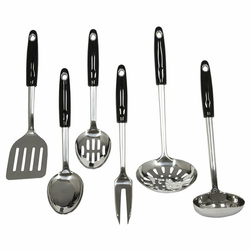 Chef Craft 13" Heavy Duty Stainless Steel Serving Turner Fork - Picture 2 of 4
