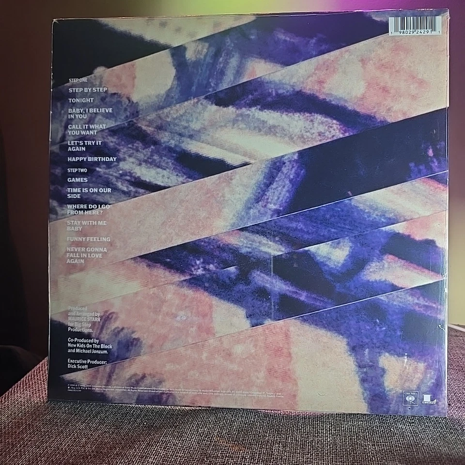 New Kids on the Block - Step By Step - 35th Anniversary Vinyl Record LP - Image 3 of 3