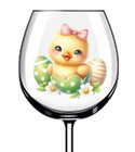 12x Colourful Cute Easter Duck Vinyl Sticker Decal Tumbler Wine Glass Bottle Mug