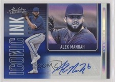 2022 Panini Absolute Iconic Ink Spectrum Blue 2/75 Alek Manoah #II-AM Auto 0vl6