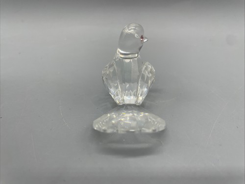 SWAROVSKI Kristall Fächerschwanz Taube rosa Augen nicht mehr produziert Edith Mair - OHNE BOX - Bild 3 von 8