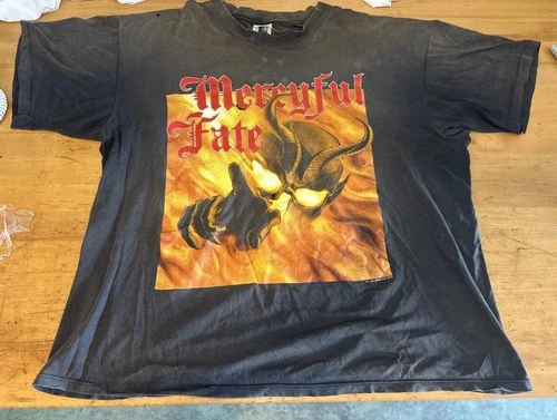 Mercyful Fate North America Tour Vintage Concert T-shir 1990s vintage concert t-shirt, vintage, size L, single stitch, B+ condition