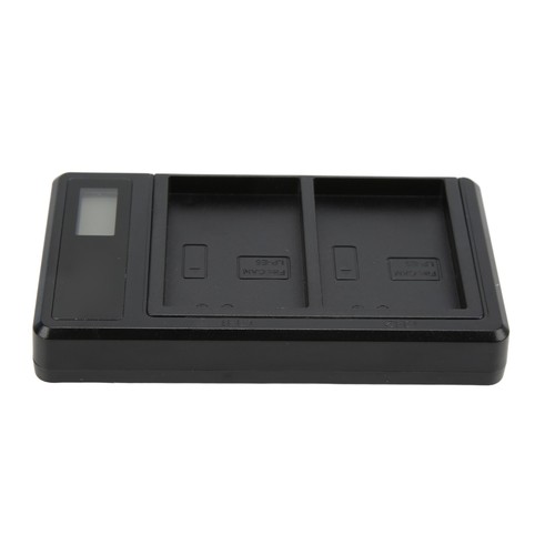 `Dual Battery Charger Smart Lcd Display Dual Usb Charger For Lp E5 Battery - Photo 6 sur 12
