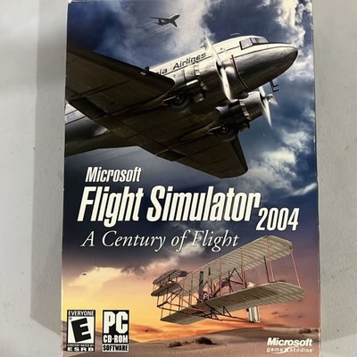 Microsoft Flight Simulator 2004 A Century of Flight PC CD-ROM 4-Disc Set