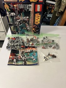 LEGO Star Wars Republic AV-7 Cannon 75045 Box Instructions Minifigures