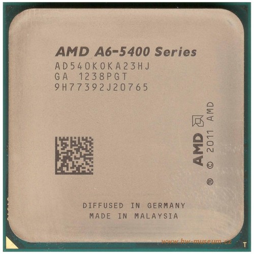 AMD A6-5400K Processor CPU Socket FM2 65W 3.60GHz Max 3.80GHz 2C/2T