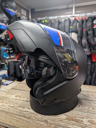 MIDA MV-5 Flip Front DVS Modular Motorcycle Helmet Matt Black - L - Picture 3 of 12