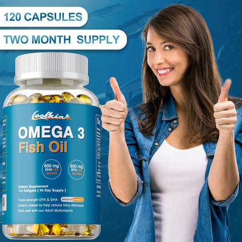 Omega 3 Fish Oil 2000mg - EPA & DHA-Highest Potency,Brain & Joint Support - Picture 7 of 12