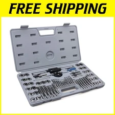Professional 60-Pc Tap and Die Set - Coarse and Fine Threads