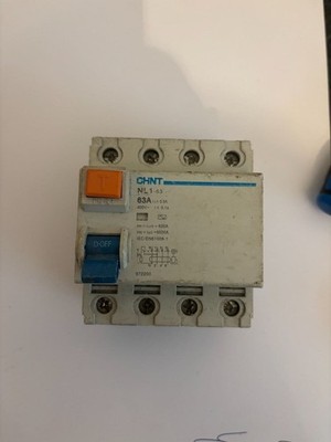 CHINT NL1-63 63 AMP 30mA 4 POLIG RCCB SCHUTZSCHALTER