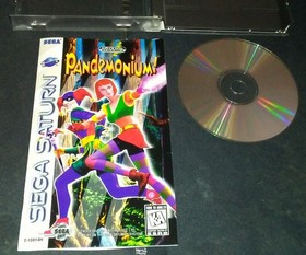 Pandemonium for Sega Saturn (1996) - COMPLETE with registration card - WORKING
