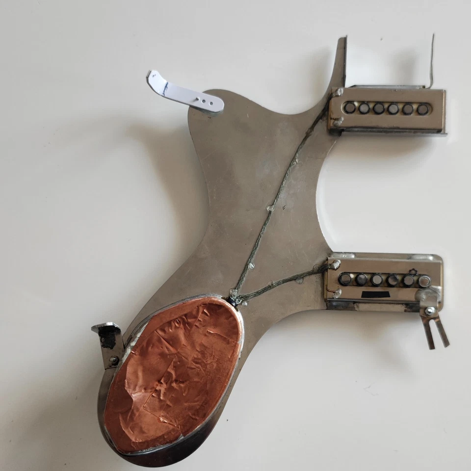 Framus Mischpult 2 Pickups für Archtops zum Anschrauben Klinkenbuchse Chrom - Bild 2 von 4