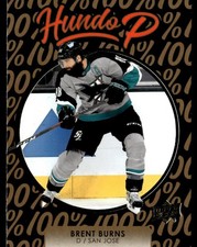 2021-22 Upper Deck Hundo P Gold Brent Burns #HP-4